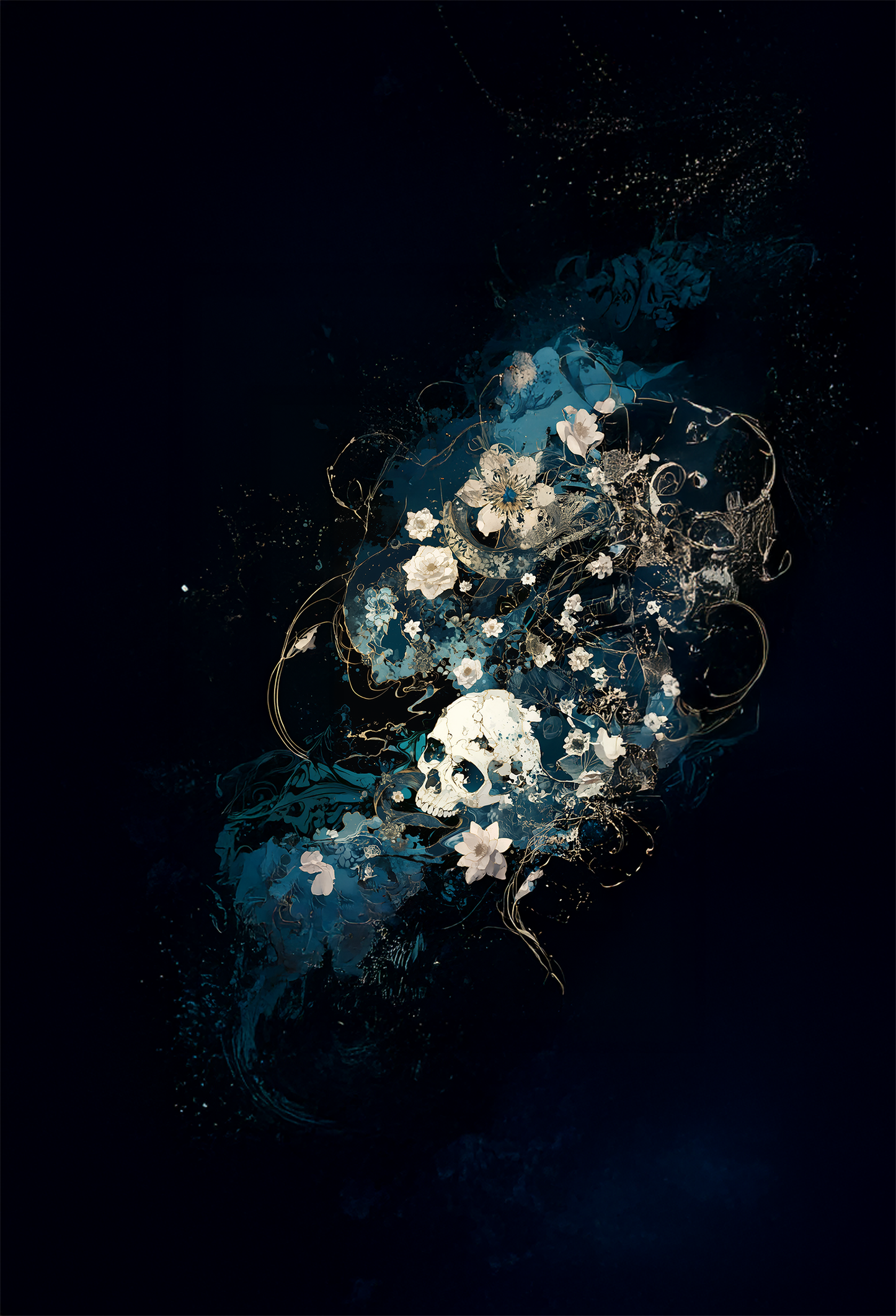 HY008-3.0 蒼骸 印花恤衫