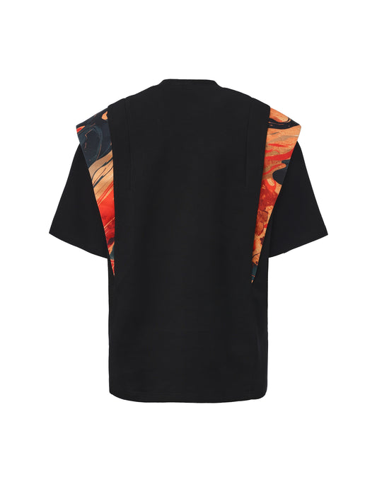HL003 兩肩花布T恤 Pre-Order